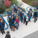 Gruppenbild von Dialog MitarbeiterInnen von oben