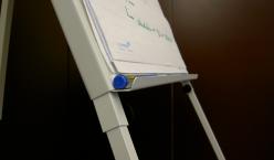 Ausschnitt eines Flipcharts