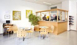 Wartebereich des Standorts Sucht und Beschäftigung